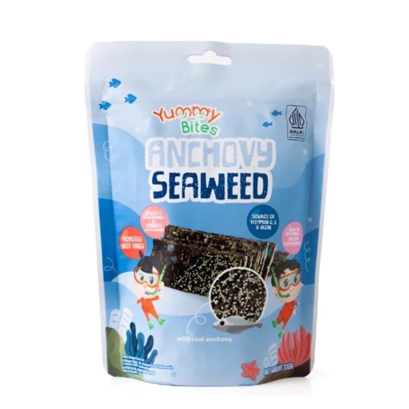 Jual Yummy Bites Anchovy Seaweed 30 GR Snack Sehat Cemilan Anak ...