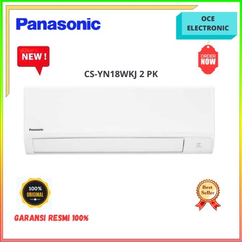 Jual AC SPLIT STANDARD PANASONIC CS YN18WKJ 2 PK FREE PASANG GARANSI