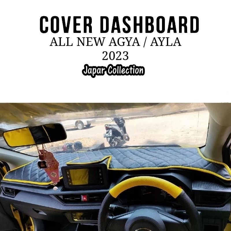 Jual Cover Dashboard Mobil Toyota All New Agya Ayla Kulit Sintetis Shopee