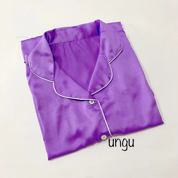 Piyama Satin Lengan L Panjang Celana Panjang Bajutidur ML Xl Xxl Xxxl Xxxxl