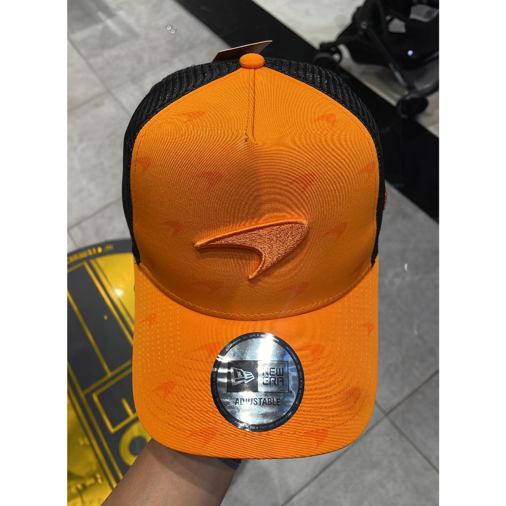 New Era McLaren Sustainable Baseballpet - Donkergrijs, One Size, Officiële Merchandise