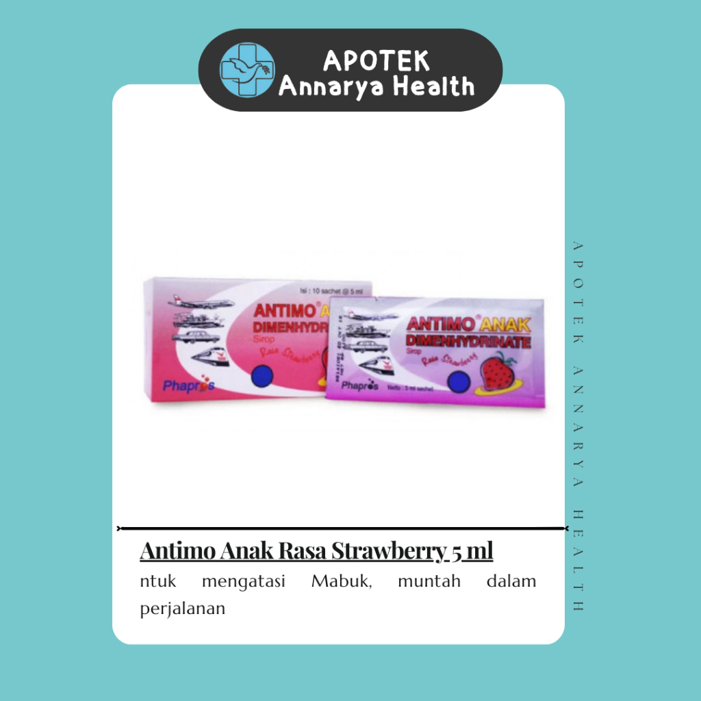 Jual Antimo Anak Rasa Strawberry 5 ml | Shopee Indonesia