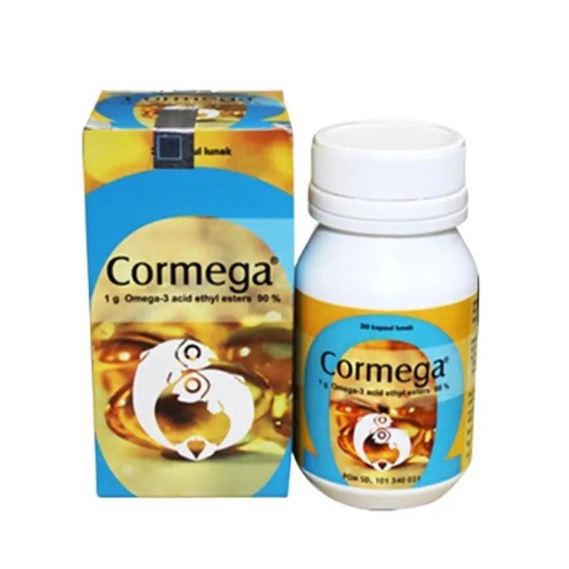 Jual Cormega 30 Kapsul - Omega 3 1000 mg - EPA DHA - Kesehatan Tubuh
