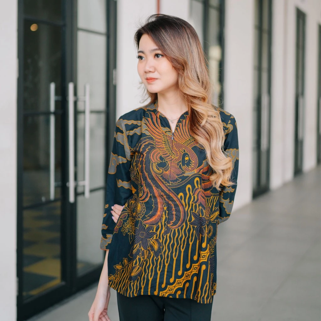 My Aksa Blouse Batik Wanita Glory Gaston - foto 1