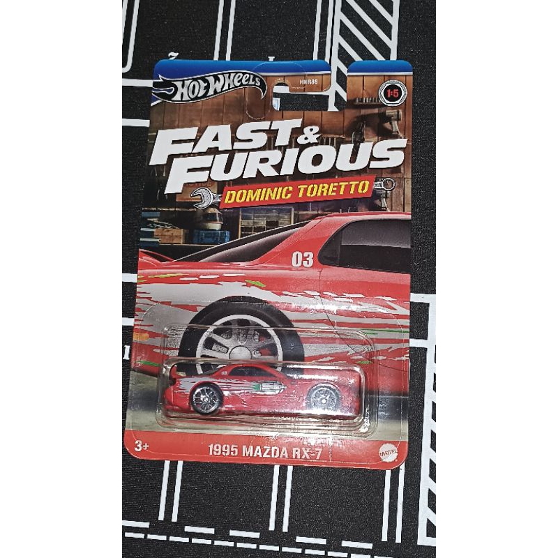 Jual hotwheels 1995 mazda RX-7 domonic toreto | Shopee Indonesia