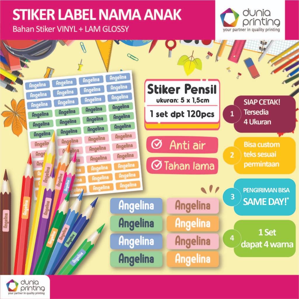 Jual stiker nama minimalis | Shopee Indonesia