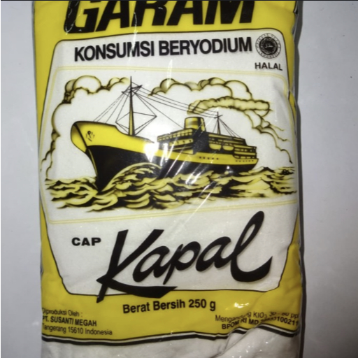 Jual Garam Dapur Cap Kapal Asli Kemasan 250 Gram | Shopee Indonesia
