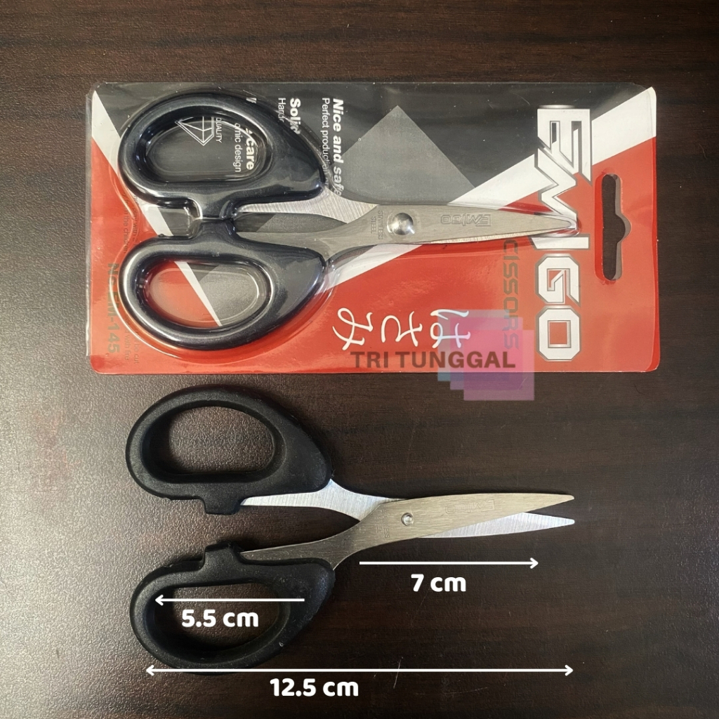 Jual Gunting Kecil 4 inch 13 cm Emigo Tajam Pemotong Scissors DIY Alat ...