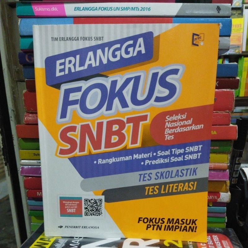 Jual ERLANGGA FOKUS SNBT SELEKSI NASIONAL BERDASARKAN TES FOKUS MASUK ...