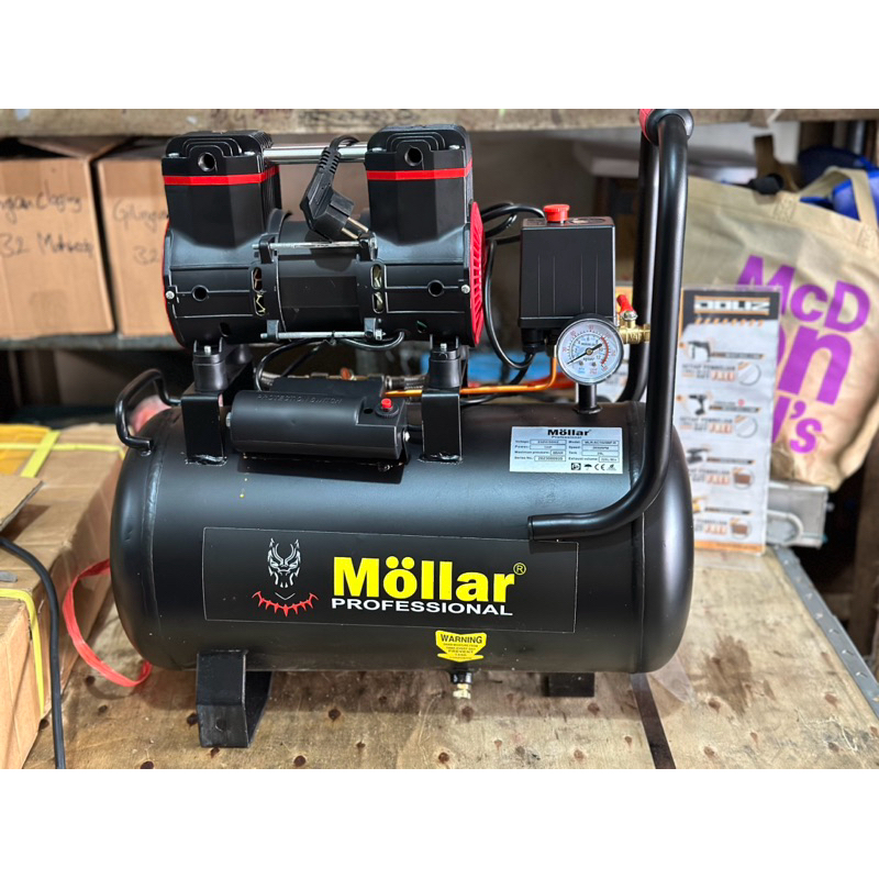 Jual Kompresor angin MOLLAR BLACK PANTHER SILENT 25 liter MLR-AC-1525BP ...