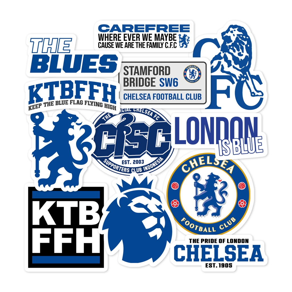 Jual CHELSEA Sticker Pack vol. 1 (London is Blue) | Shopee Indonesia