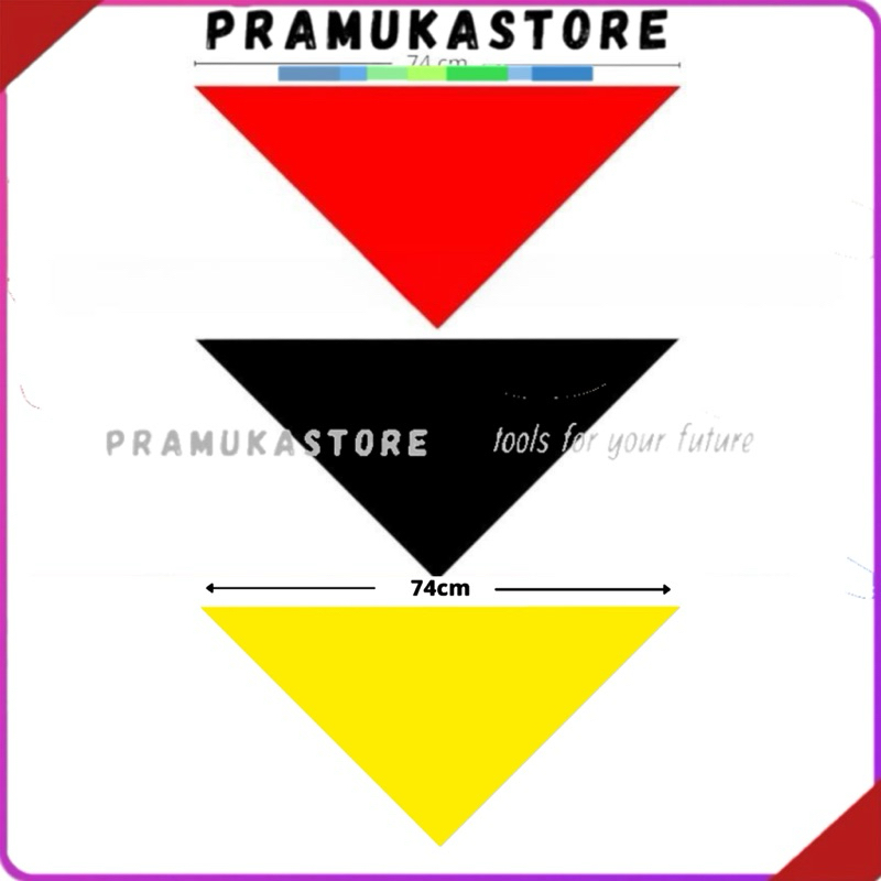 Jual Slayer Pramuka segitiga polos | slayer Pramuka merah | slayer ...