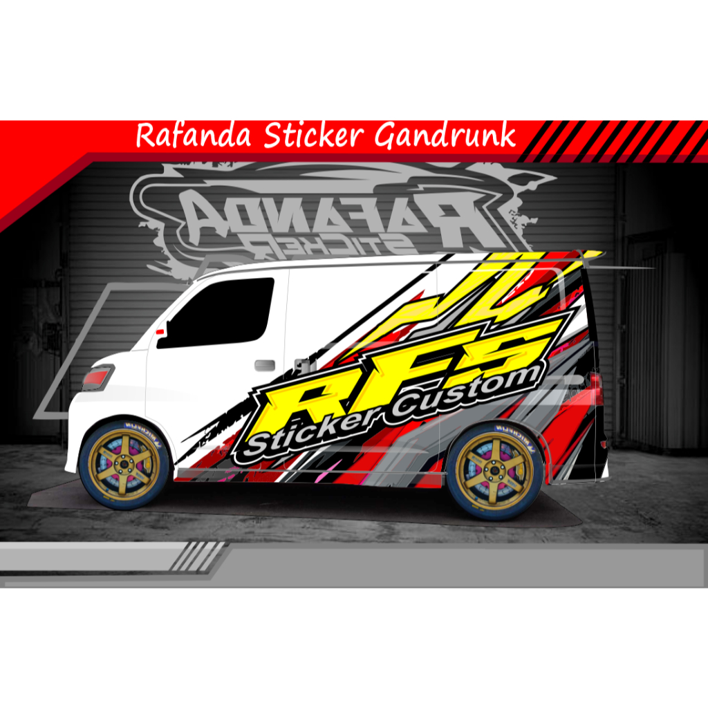 Jual STIKER DECAL GRANDMAX BLINDVAN LUXIO APV AVANZA DLL | Shopee Indonesia