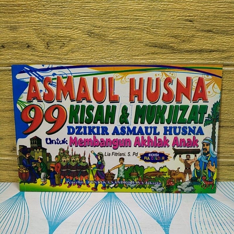 Jual Asmaul Husna 99 kisah dan mukjizat dzikir asmaul husna untuk Anak ...