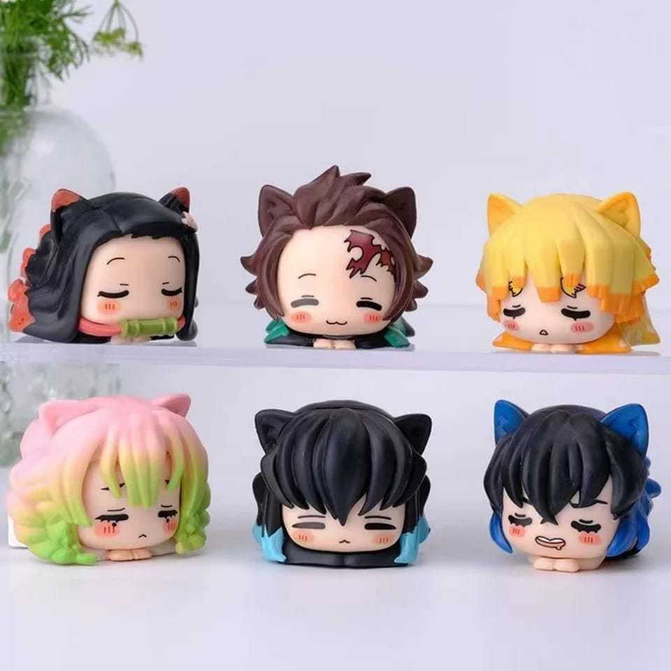 Jual ACTION FIGURE KIMETSU NO YAIBA KITTY CAT MODEL TANJIRO NEZUKO ...