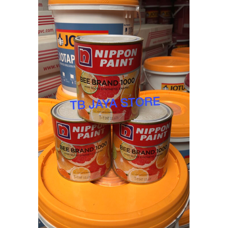 Jual NIPPON PAINT BEE BRAND 1000 1 KG SADDLE BROWN 1883A CAT TEMBOK