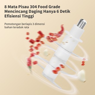 Jual Simplus Chopper Blender 300mL Penggiling Daging Bumbu Cabai ...