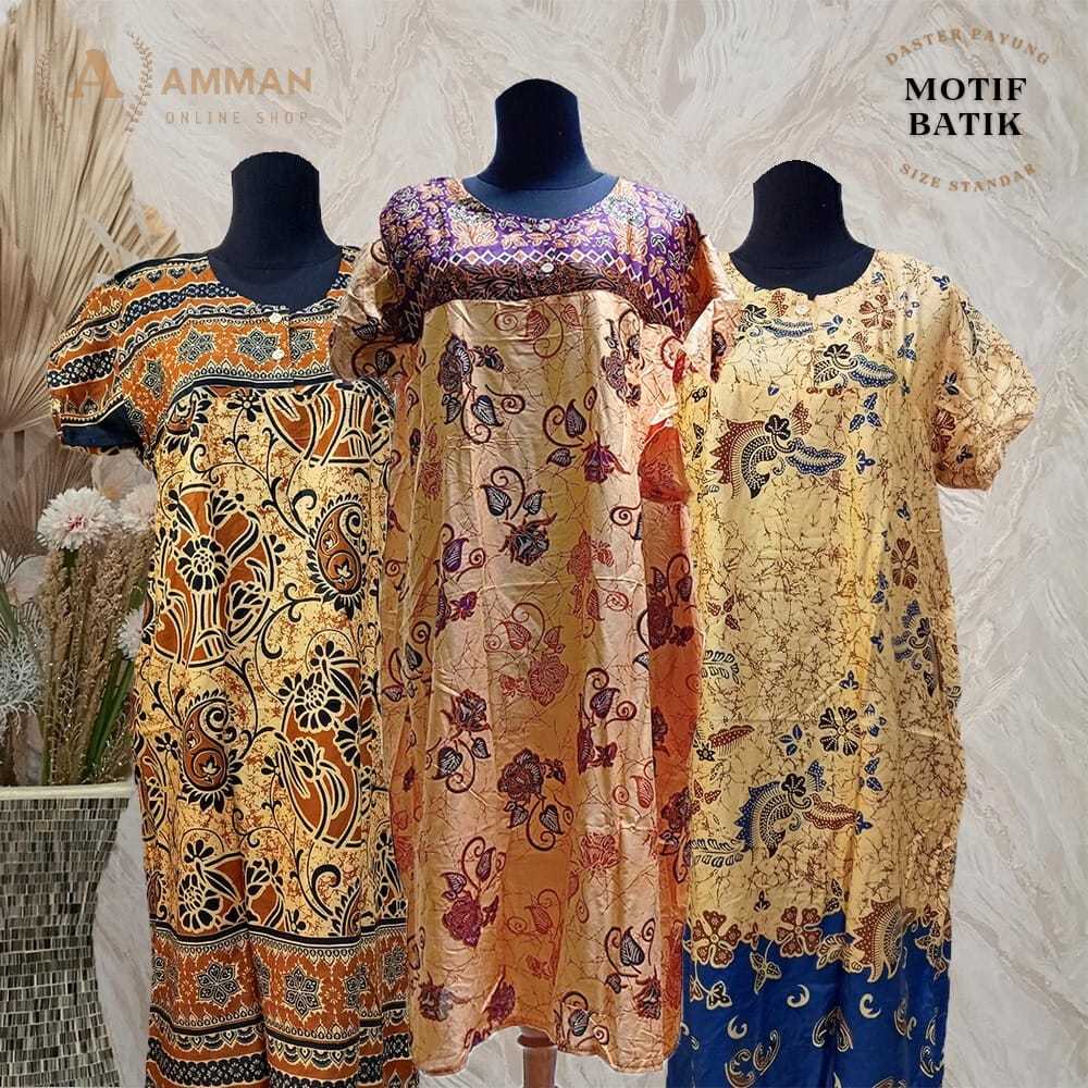 Jual Daster Payung Standart Dewasa Motif Batik Pj 110 Ld 110 Ukuran Dewasa Bahan Rayon Lengan 5692