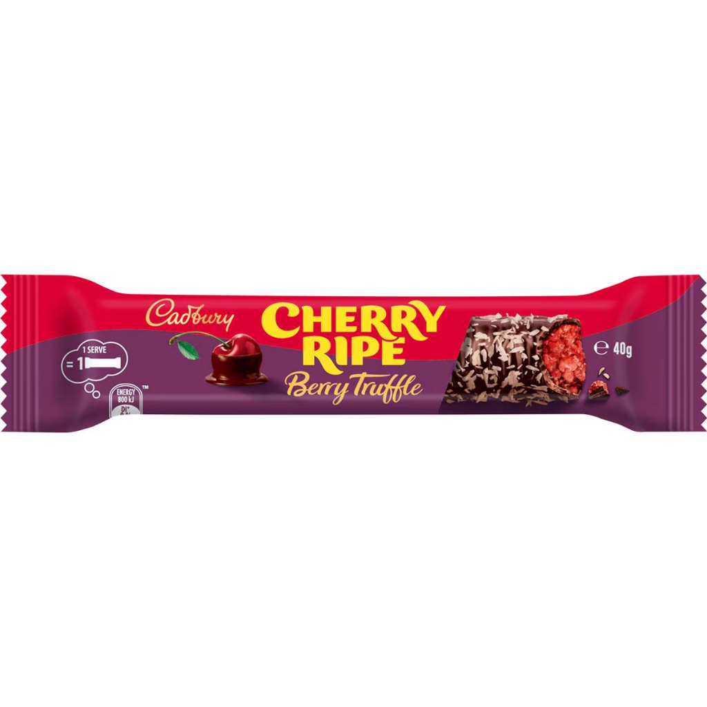 Jual Cadbury Cherry Ripe Berry Truffle Chocolate Bar 40g | Shopee Indonesia