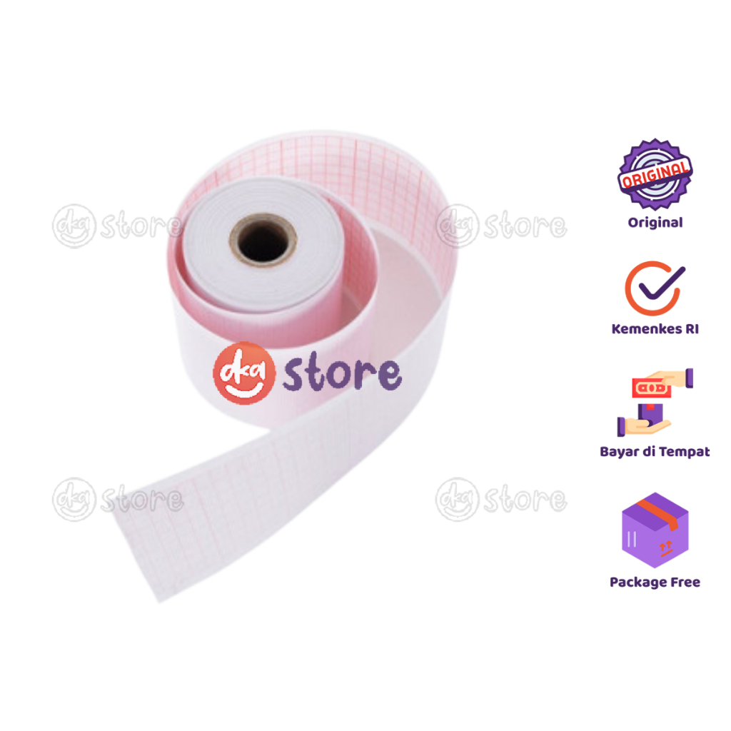 Jual ECG Paper Elektrokardiografi Card / Kertas EKG Roll Fukuda ...