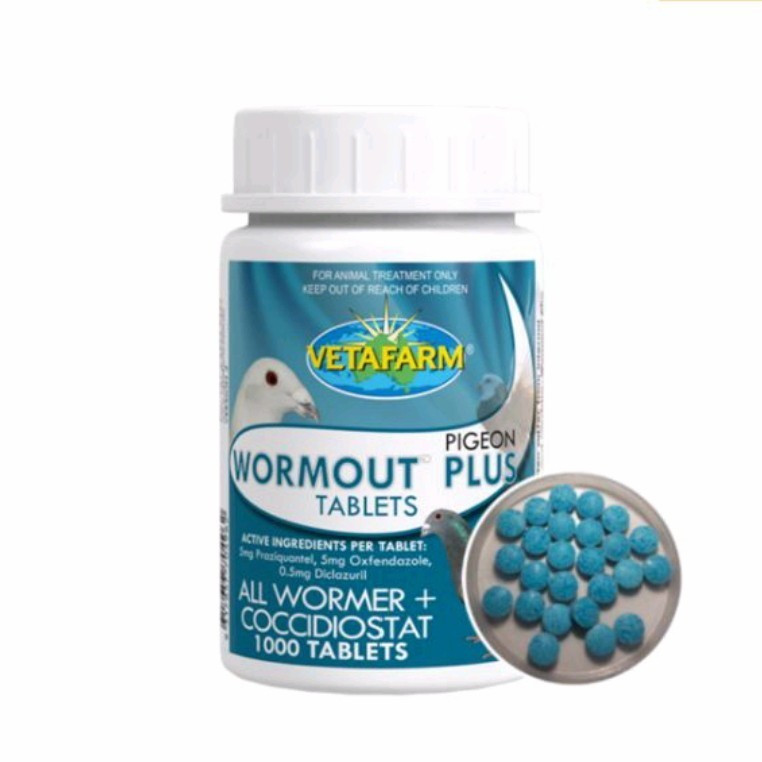 Jual Wormout Vetafarm Obat Cacing Pada Semua Burung Asli Satuan ...
