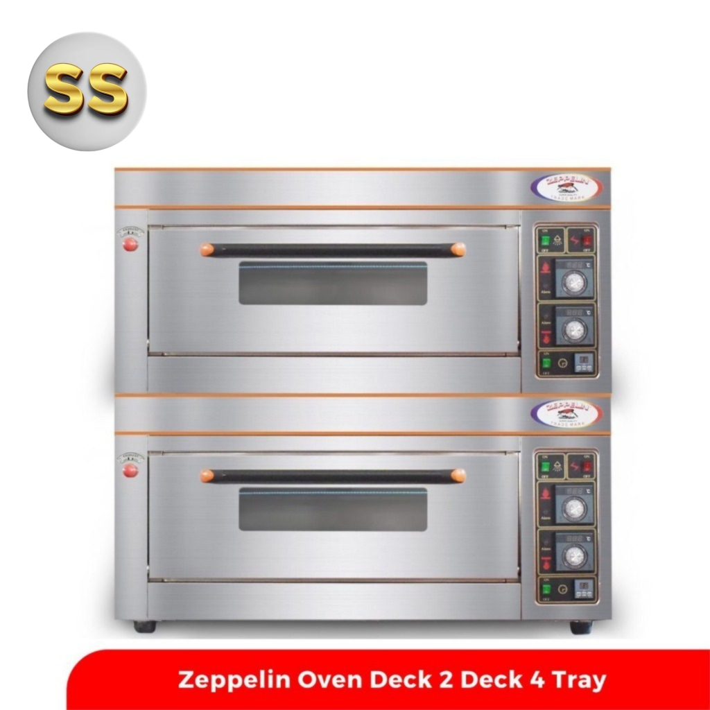 Jual Zeppelin Oven Deck Gas 2 Pintu 4 Loyang | Shopee Indonesia