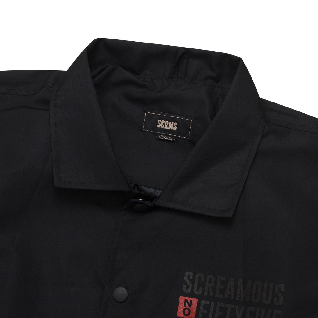 Jual Screamous Coach Jacket IDEALIST BLACK | Shopee Indonesia