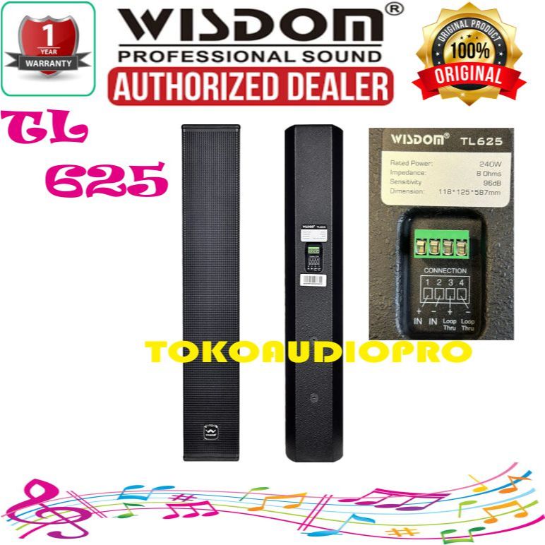 Jual Speaker Colum Wisdom TL625 Speaker Colum Pasif Wisdom TL-625 ...