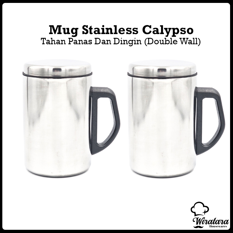 Jual Calypso Mug Stainless Tahan Panas Dingin 500ml Tumbler Cangkir Stenlis Souvenir Shopee 6989