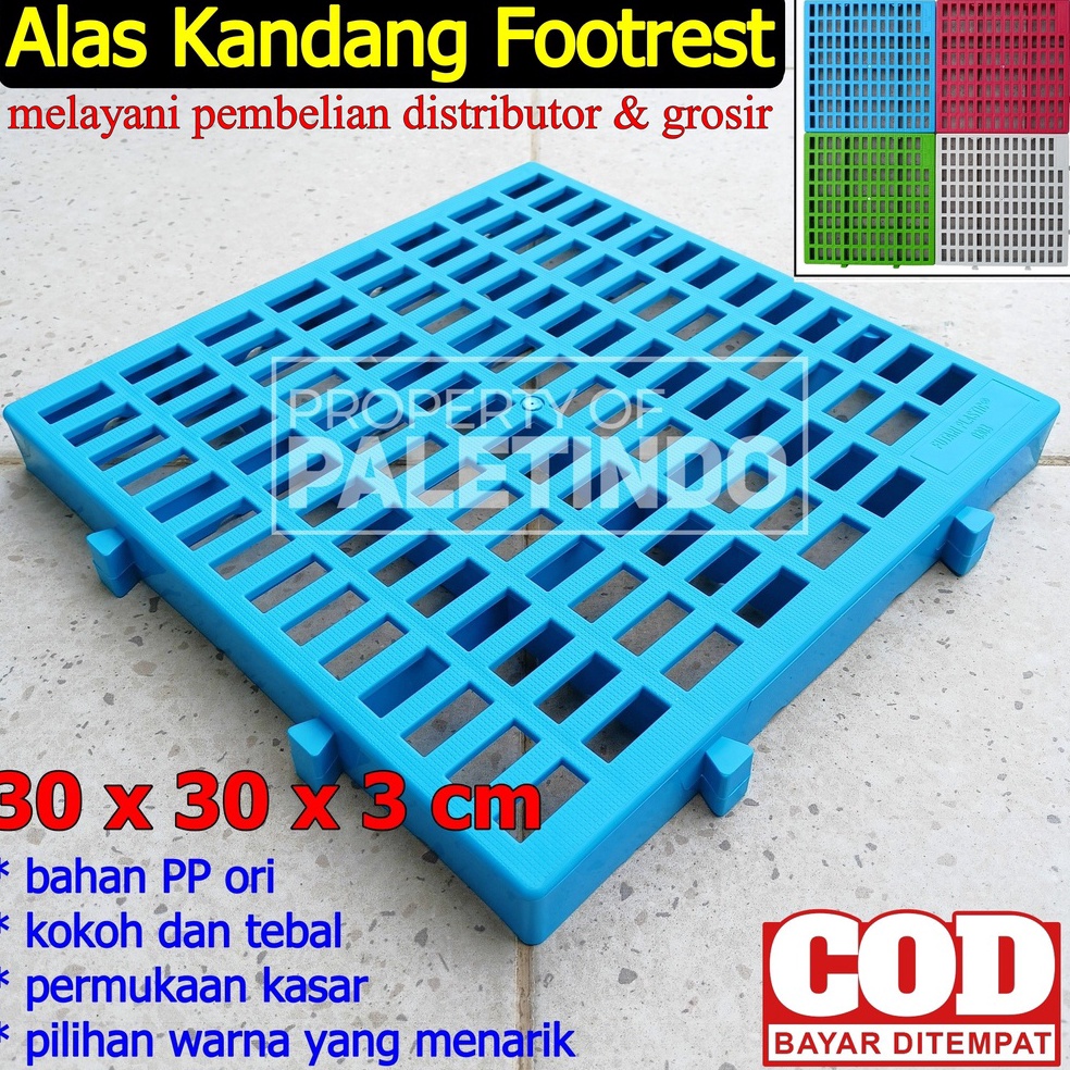 Jual Model Baru Alas Kandang Palet Plastik Tatakan Kandang Footrest Futari X X Cm Shopee