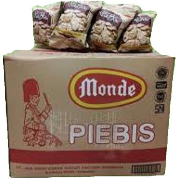 Jual Monde Pie Bis 1Dus / Karton isi 60Pcs 40gr Piebis Biskuit Rasa ...