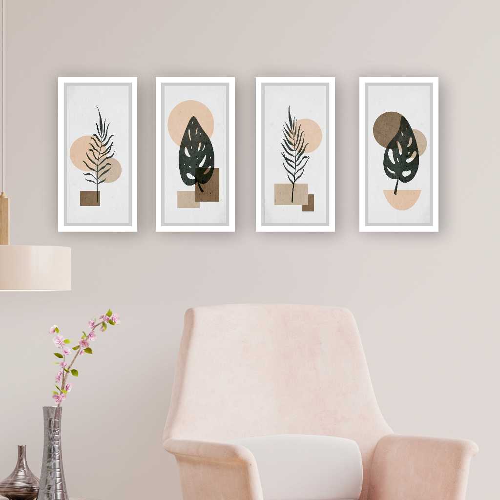 Hiasan Dinding Estetic Bohemian Abstrak Dekoras Kamar I14