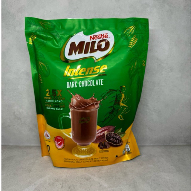 Jual Milo Intense Dark Chocolate isi 10 ori Malaysia | Shopee Indonesia