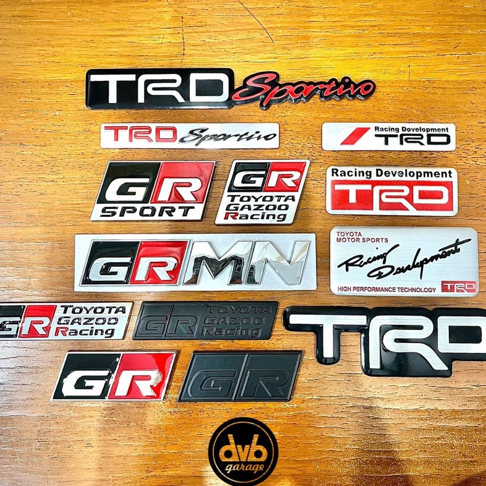 Jual Recomend EMBLEM LOGO TOYOTA GR GAZOO RACING TRD | Shopee Indonesia