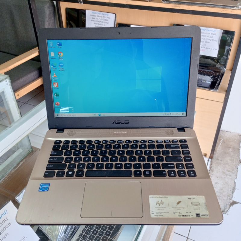 Jual Second Laptop Asus X441m Intel Celeron N4000 Ram 4gb Ssd 128gb 14inch Shopee Indonesia