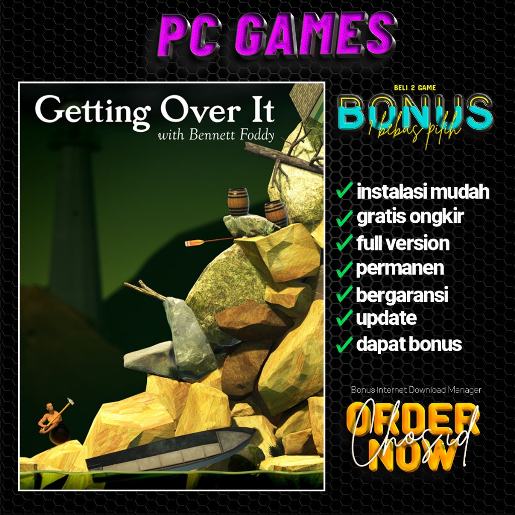 Jual Getting Over It with Bennett Foddy | Game PC - Laptop | Shopee ...