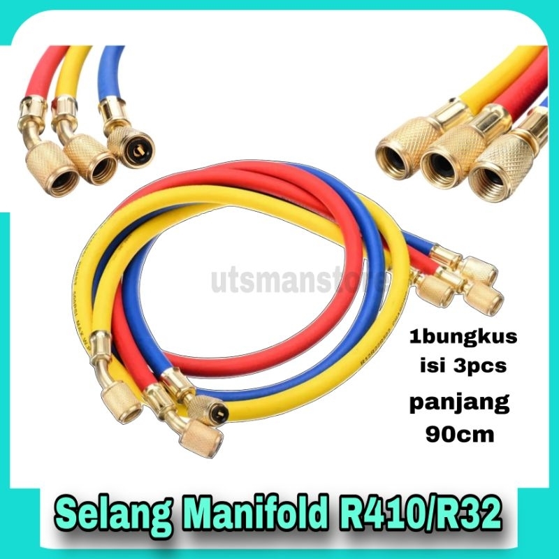 Jual Selang Manifold R410 / R32 / Selang Manifold R32 | Shopee Indonesia