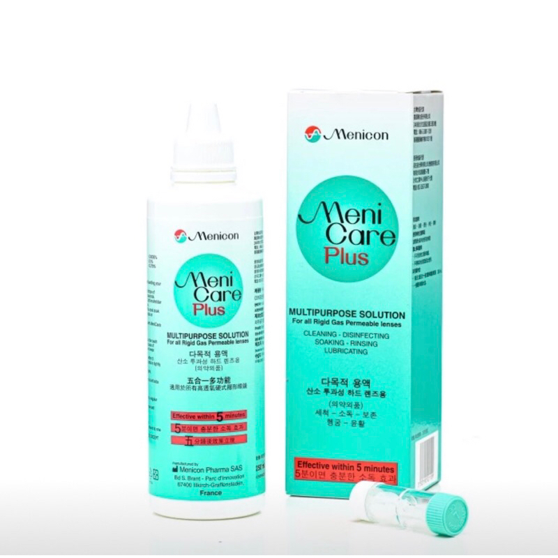 Jual Menicon Menicare Plus Multipurpose Solution 250 ML For RGP ...