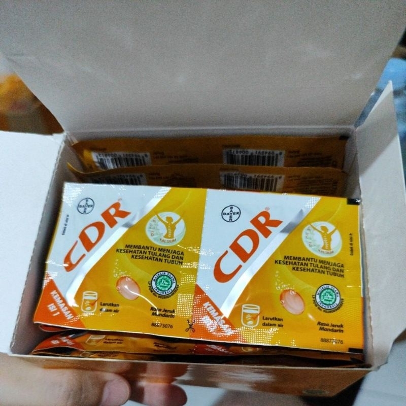 Jual CDR tablet effervescent sachet isi 2 tablet/lembar | Shopee Indonesia