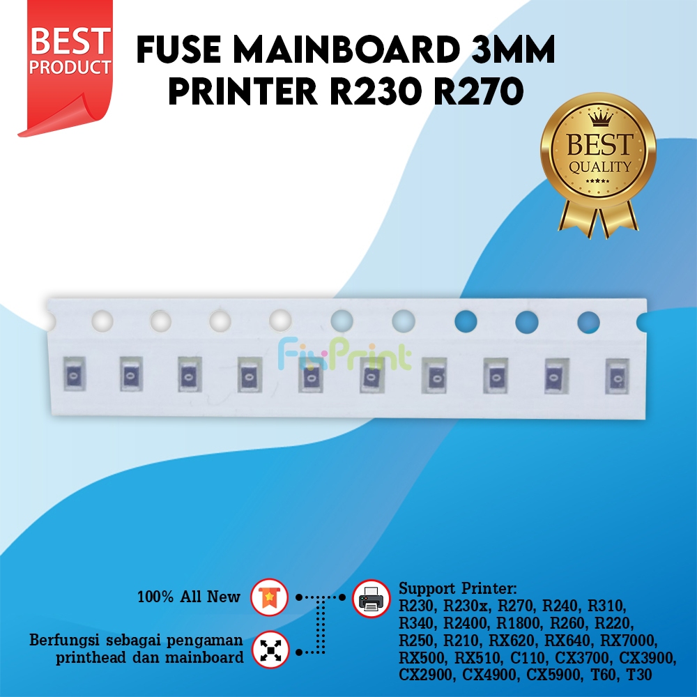 Jual Fuse Mainboard Epson Besar 3mm Fuse Board Printer EP R230 R230X ...