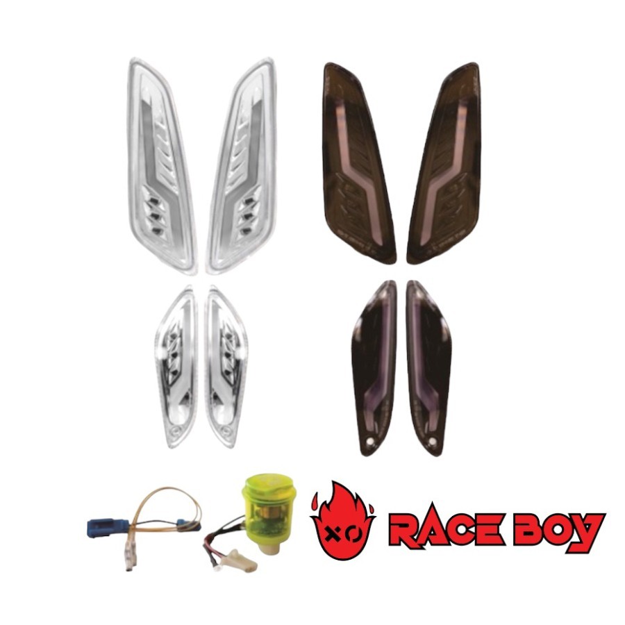 Jual Indicator Sein Race Boy V2 Running Vespa Sprint Primavera | Shopee ...