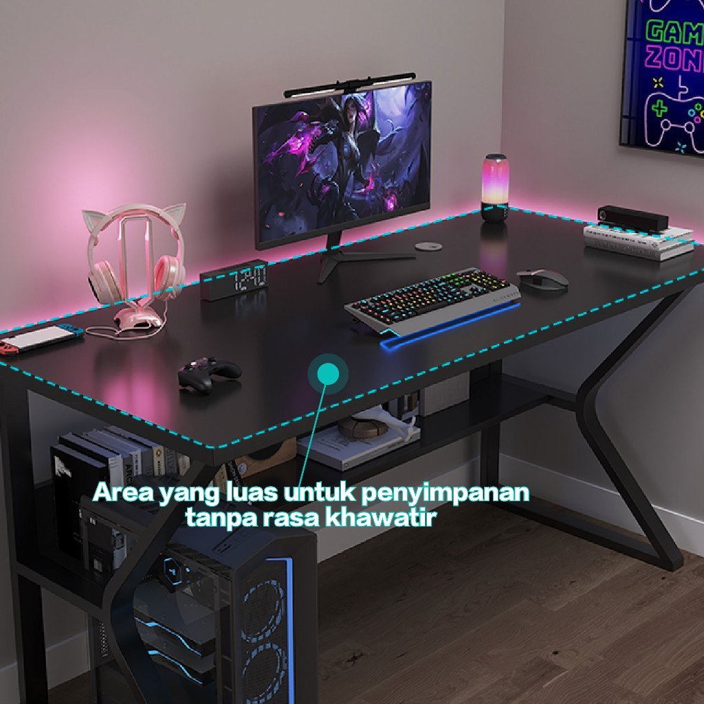 Jual PiPi Furniture Meja Komputer / Meja Kantor / Meja Laptop / Meja ...
