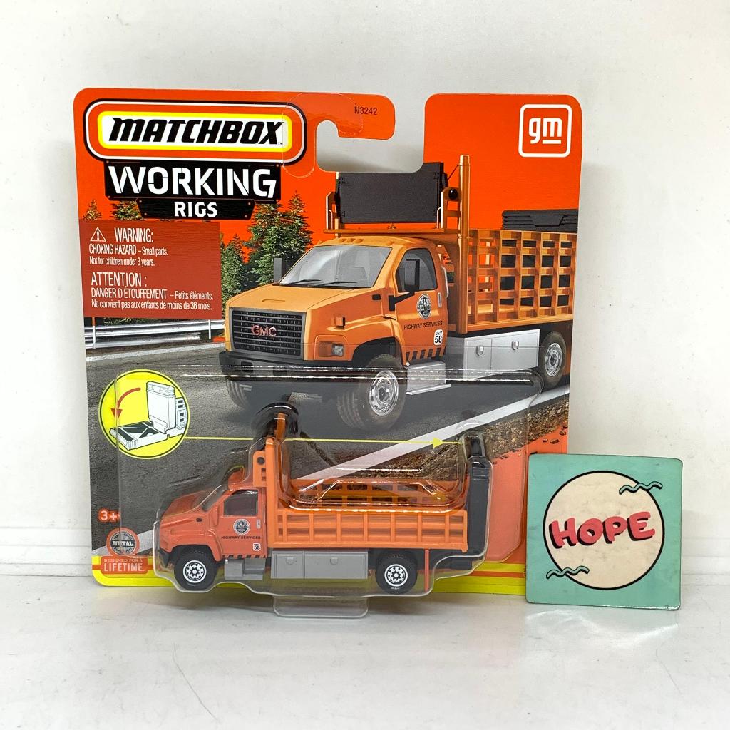Jual Matchbox Working Rigs GMC 3500 Attenuator truck Original Mattel ...