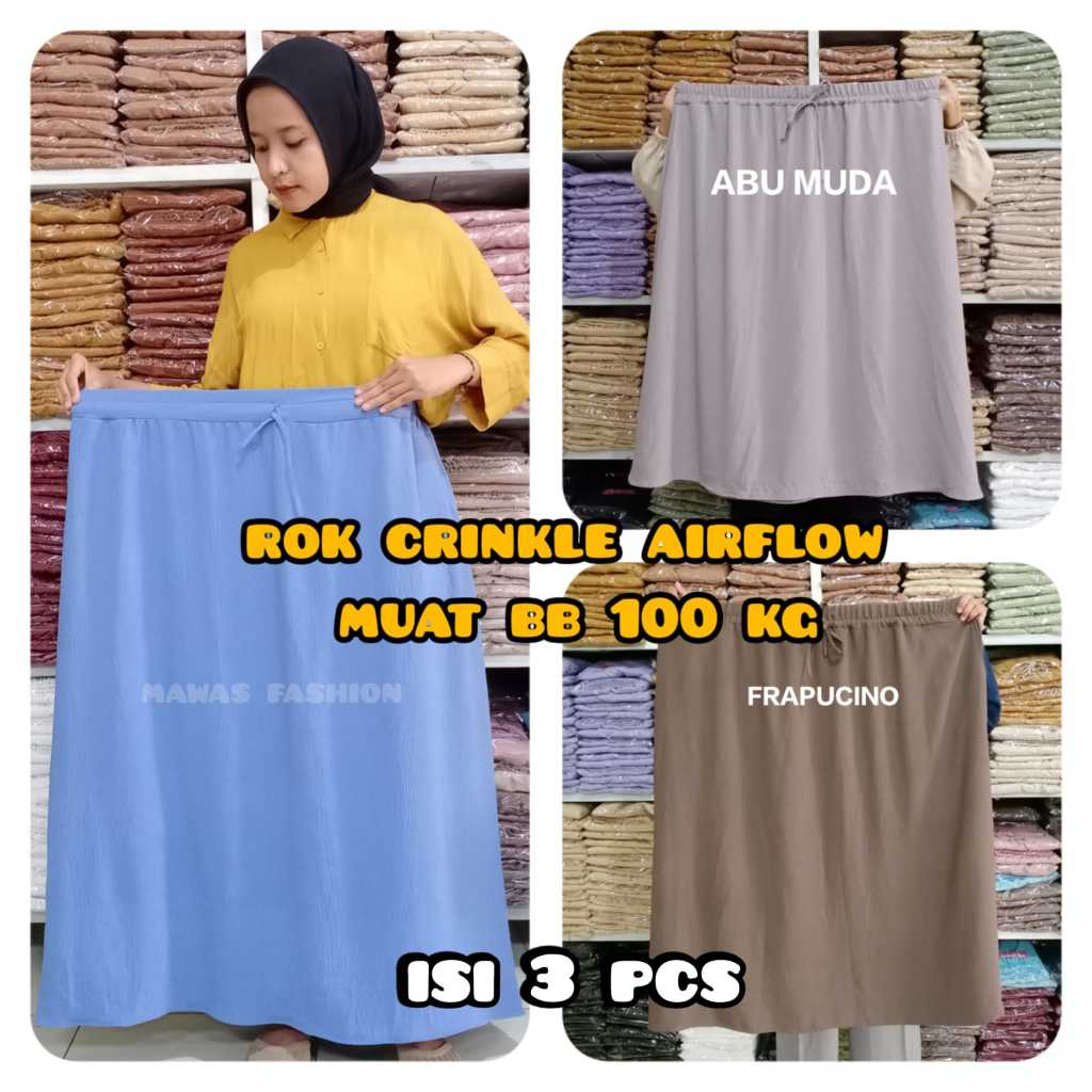 Jual Isi 3 pcs - Rok super jumbo muat BB 100 kg+ - Rok panjang big size ...