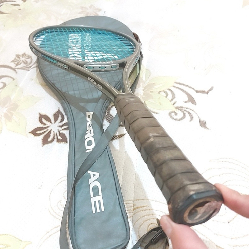 Jual RAKET TENIS ORIGINAL PRO KENNEX BORON ACE BEKAS SIAP PAKAI 350g