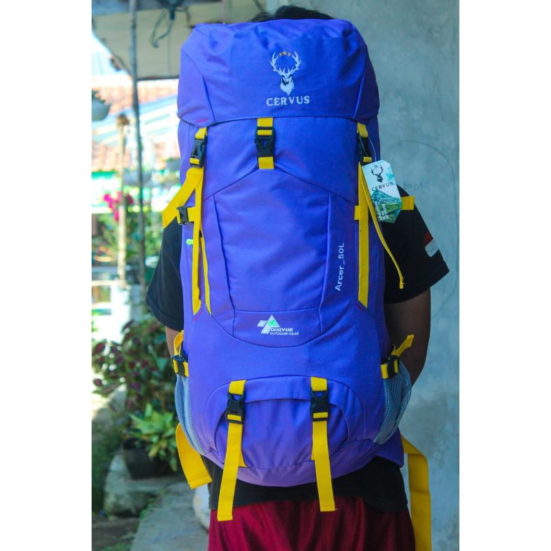 Jual tas cerir arcer_50L tas ranser gunung udah ada Prem besi gratis ...