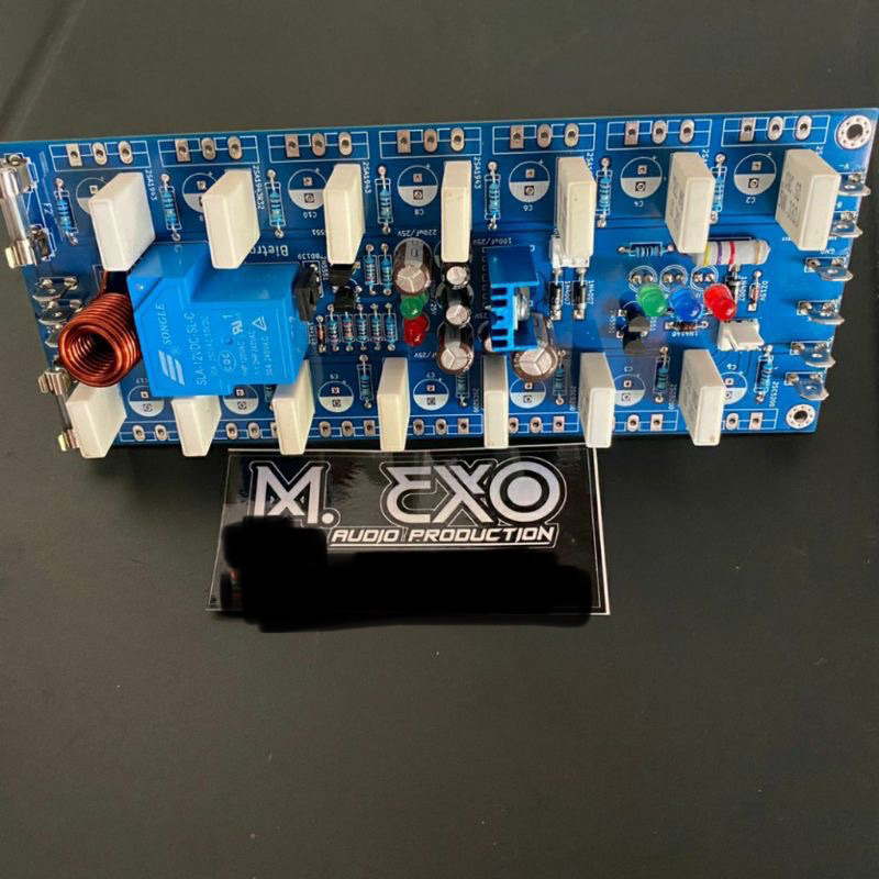 Jual pcb final 7 set transistor thosiba bisa 5 set final sanken full