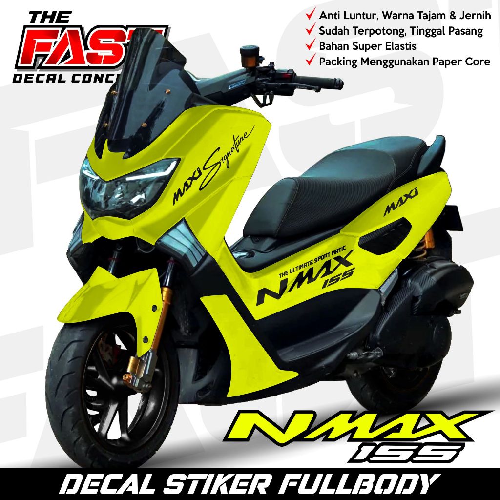 Jual Stiker Decal Nmax Old Fullbody Maxi Signature Polos Simpel ...