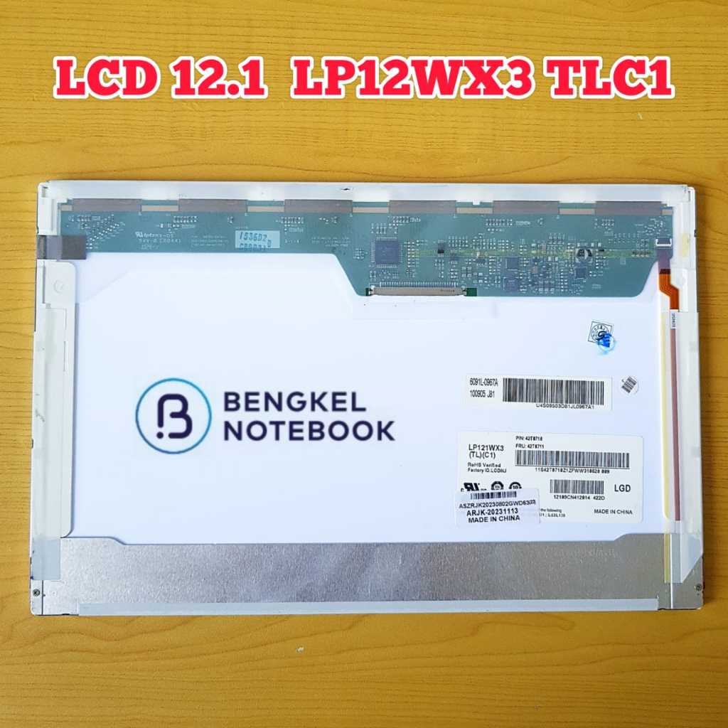 Portátil de 12,1 lcd pantalla para IBM thinkpad X200 X201 X201 B121EW09