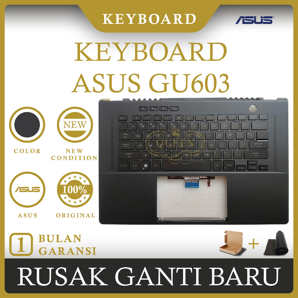 Jual KEYBOARD FRAME LAPTOP ASUS ROG Zephyrus M16 GU603 ORIGINAL ...